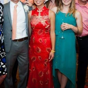 Chinese Traditional Qipao Wedding Dress Cheongsam